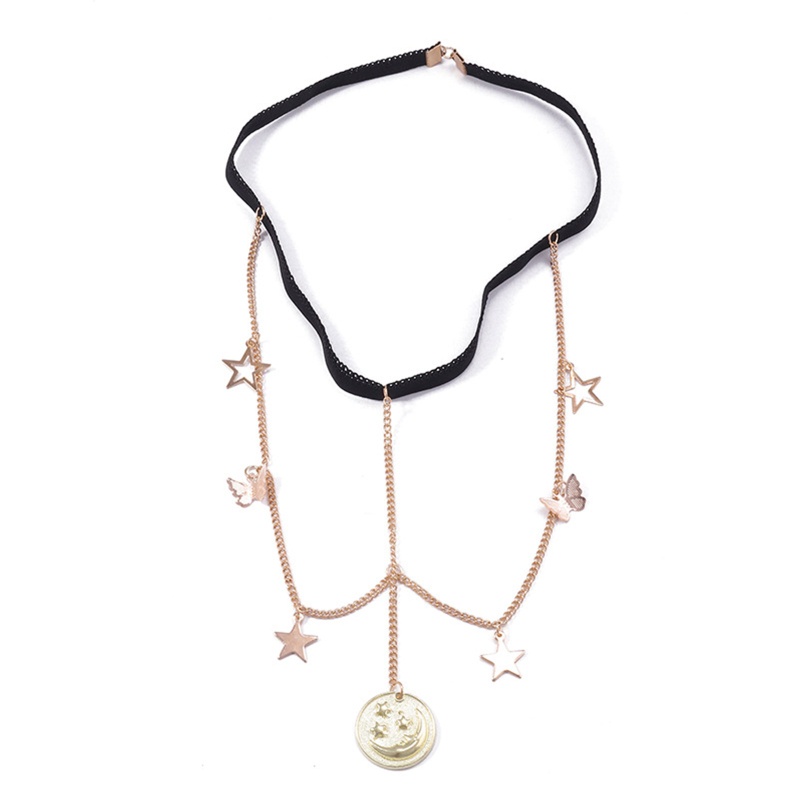 Chuỗi Dây Đeo Đùi Tua Rua Hình Ngôi Sao / Mặt Trăng Dễ Thương Trang Trí Tiệc Bãi Biển