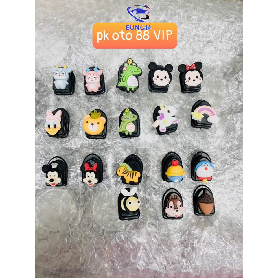 [Hàng loại 1] Móc treo đồ mini - đa năng trên xe hơi gắn icon hoạt hình dễ thương