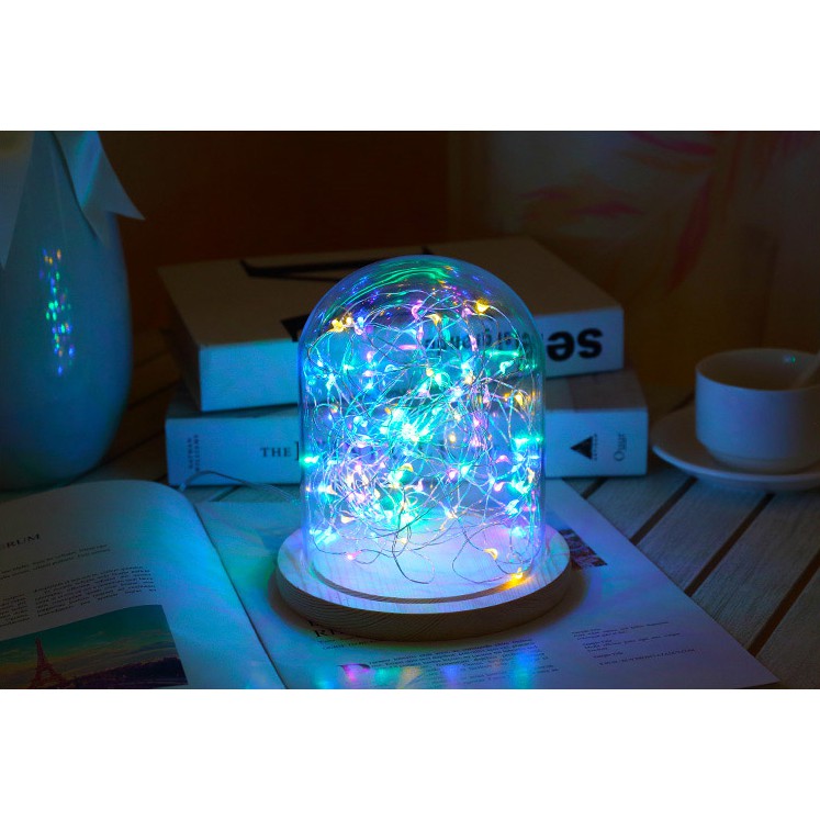 Dây đèn Led fairylight ,dây đèn đom đóm 5 mét dùng pin
