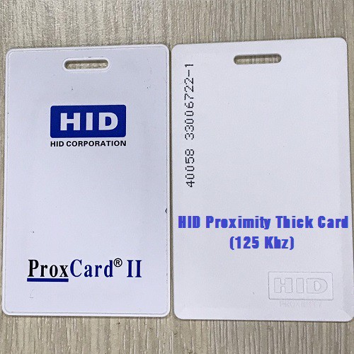Bộ 10 Thẻ HID ProxCard II loại dày tần số 125Khz
