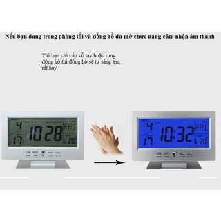 Đồng Hồ Để Bàn LCD LED MS8082 - có báo thức