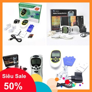 [GIÁ SẬP SÀN] MÁY MASSAGE XUNG ĐIỆN TRỊ LIỆU 4 MIẾNG - 8 MIẾNG DÁN [SÌ]