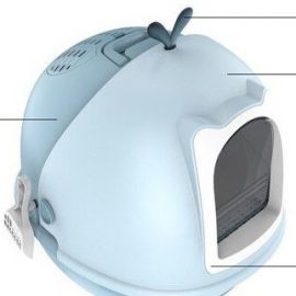 Nhà vệ sinh LS226 siêu to có ngăn kéo cát dễ dàng vệ sinh, thiết kế xinh xắn ( kèm xẻng) cho mèo