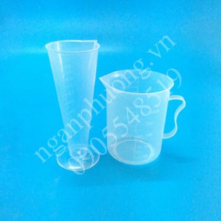 Combo 2 ly đong nhựa có vạch chia  (ly 100ml và 300ml)