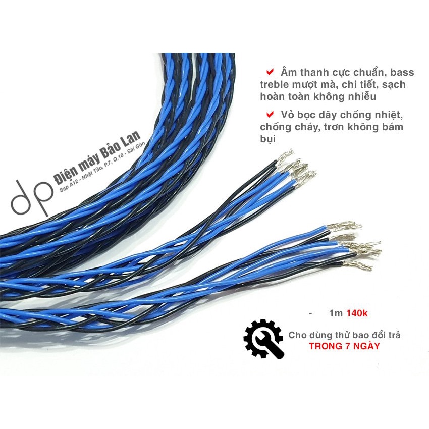 Dây loa bạc, hàng bãi Mỹ , loại đẳng cấp của hãng Kimber. Bao đổi trả trong 7 ngày