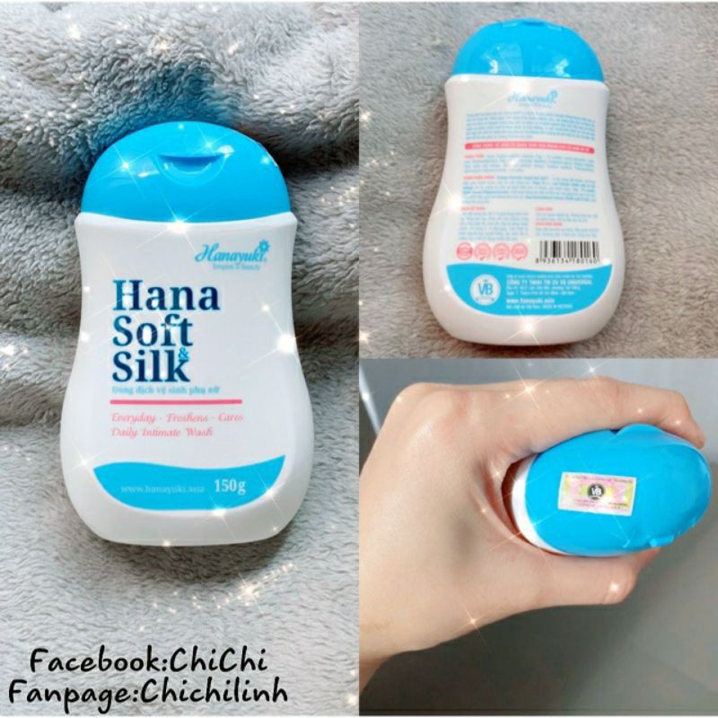 [CHÍNH HÃNG %] DUNG DỊCH VỆ SINH PHỤ NỮ HANA SOFT SILK HANAYUKI 150ML