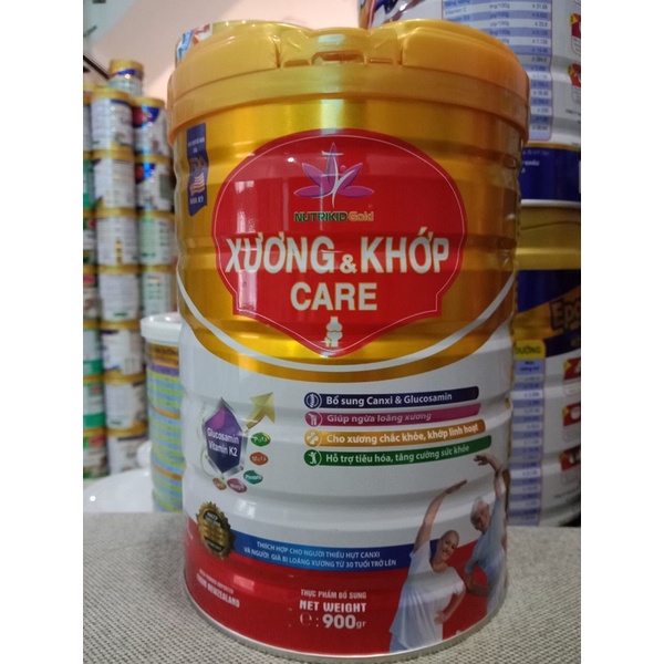 Sữa xương khớp Nutrikidgold Care dưỡng chất cho xương và khớp 900g  - sữa xương khớp cho người trung niên và cao tuổi
