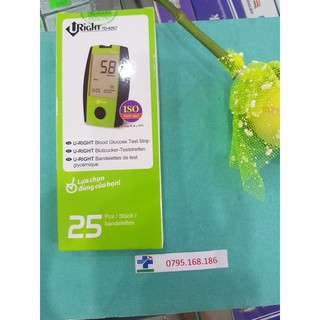 Que thử đường huyết uright 4267/4265 25 que-combo 2 hộp