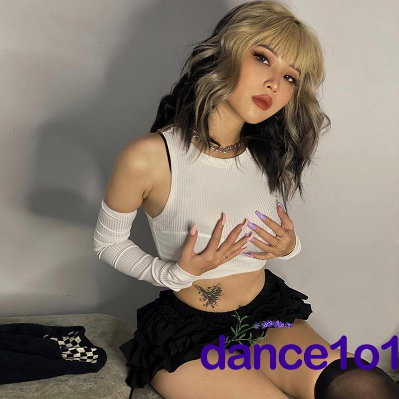 Áo Croptop Sát Nách Màu Trơn Khiêu Vũ1O1- Thời Trang Nữ