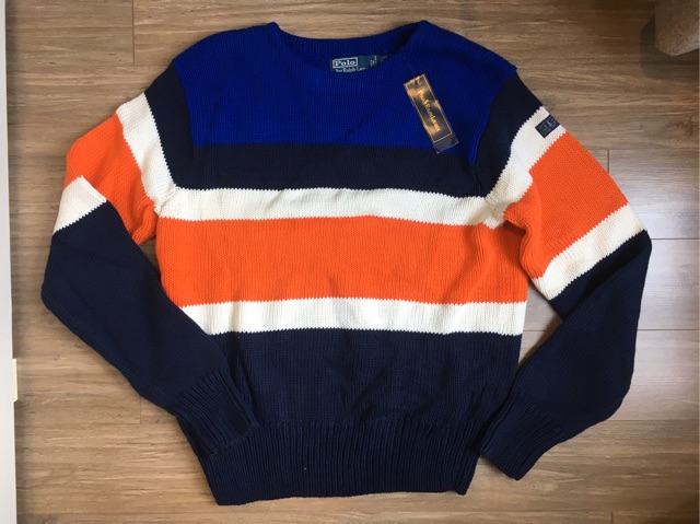 🇺🇸Áo len đan Nam PoLo Ralph Lauren size L xách tay Mỹ NEW