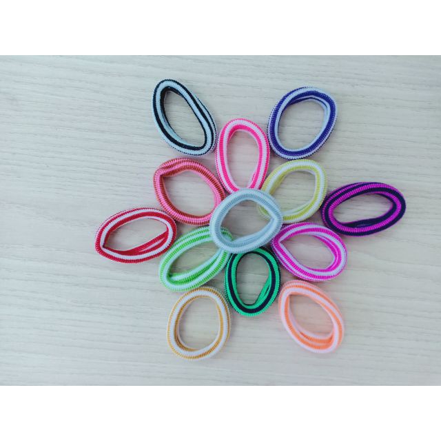 Sỉ bịch 50 dây cột tóc sọc lớn