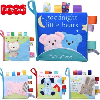 Sách Vải Hãng Funny Zoo Nhiều Chủ Đề - Phát Triển Kỹ Năng Cho Bé