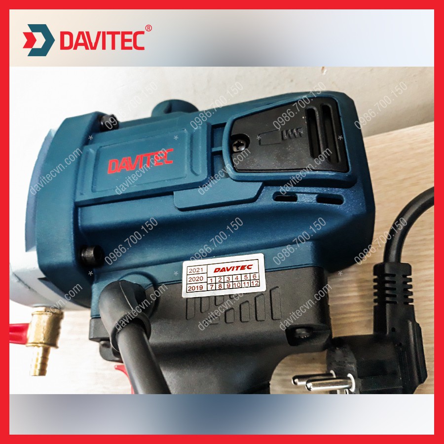 Máy khoan rút lõi bê tông DAVITEC DV1380 công suất 1600W, đường kính khoan tối đa 138mm - Hàng chính hãng