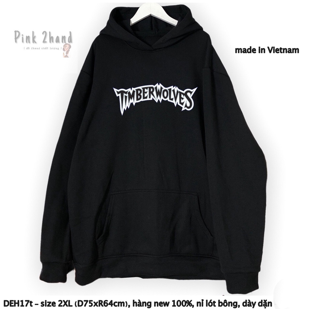 Áo Hoodie nữ, nam 2hand, chất dày, size XL/XXL - 2711-4