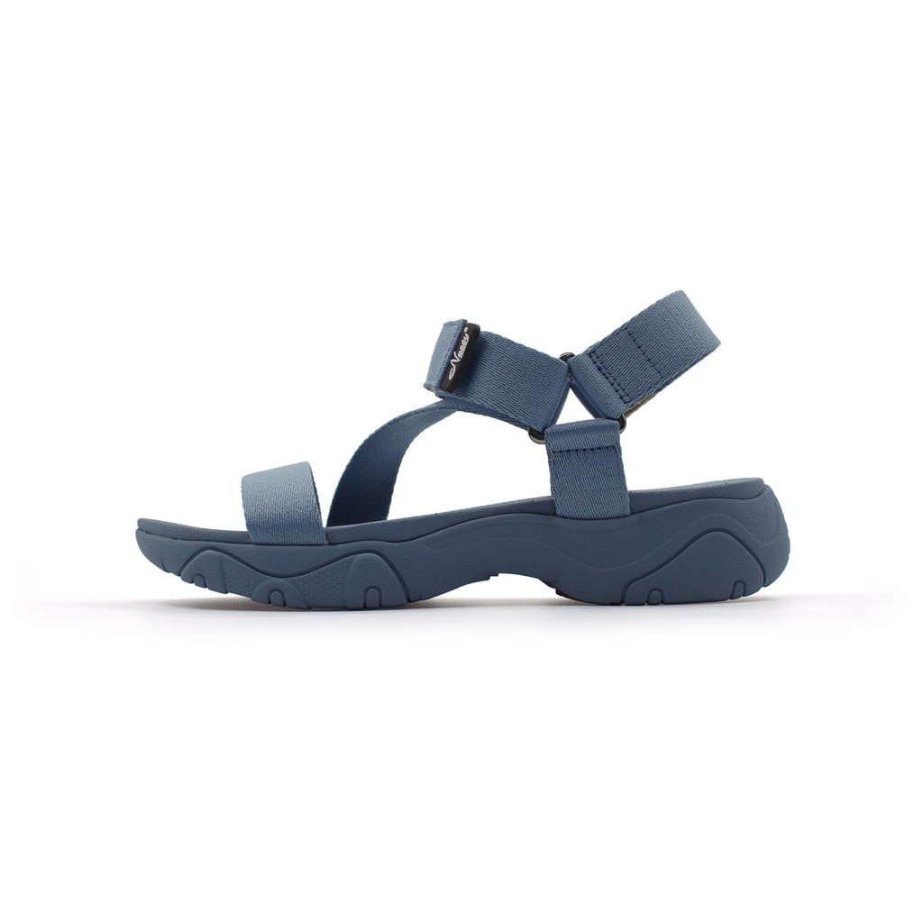 Giày sandal quai chéo nữ, xăng đan cực êm NESTY SA504F xanh biển