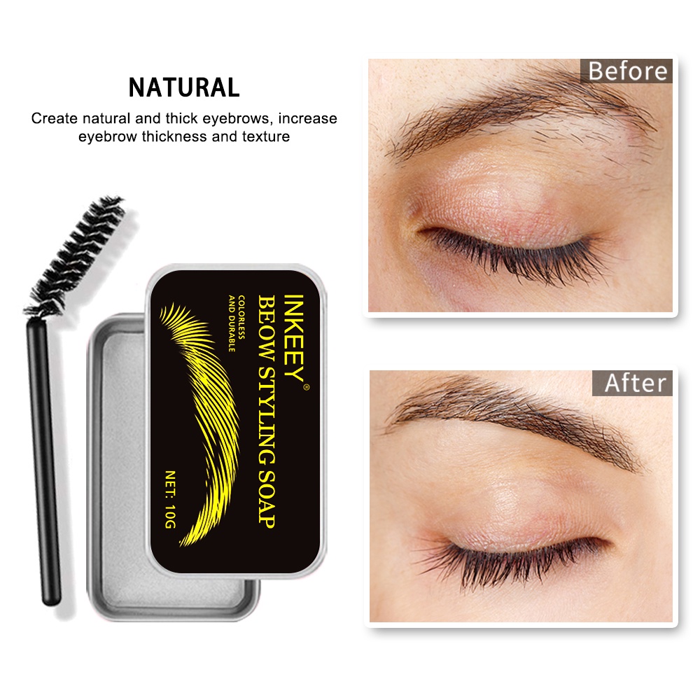 Không thấm nước Ladies Toning Brush Eyebrow Gel Trang điểm Eyebrow Mỹ phẩm Eyebrow Repair Gel 3D