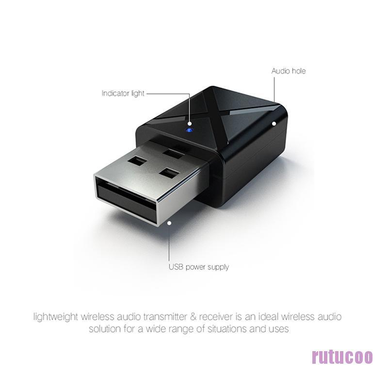 Thiết Bị Thu Phát Âm Thanh Bluetooth Không Dây 2 Trong 1 Usb 5.0 Cho Xe Hơi | BigBuy360 - bigbuy360.vn