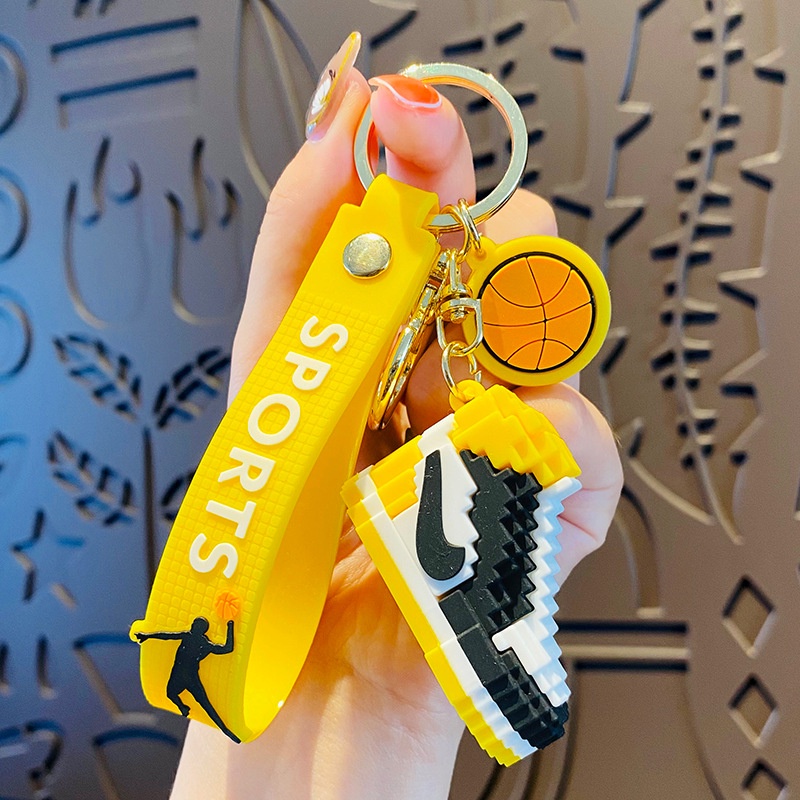 Móc Khóa Thể Thao Aj Mặt Hình Giày Thể Thao Hoạt Hình Sáng Tạo Cho Nam