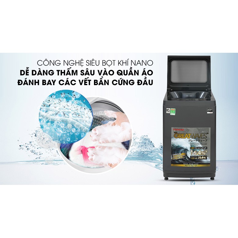 Máy giặt Toshiba Inverter 10,5 kg AW-DUK1150HV(MG) (Miễn phí giao tại HCM-ngoài tỉnh liên hệ shop)