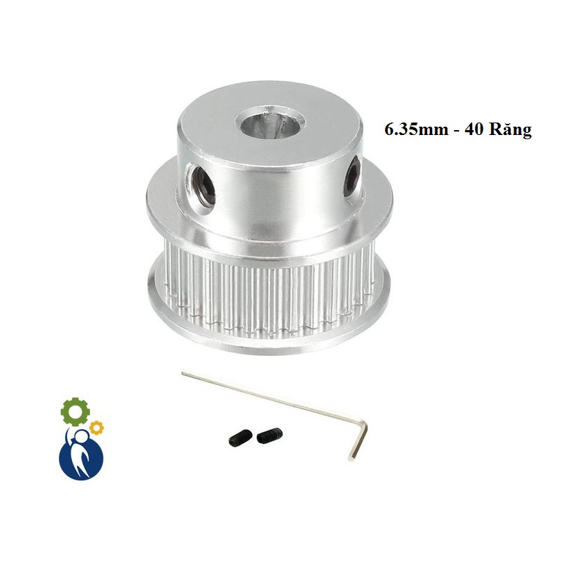 Pulley Trục 6.35mm - 60 Răng