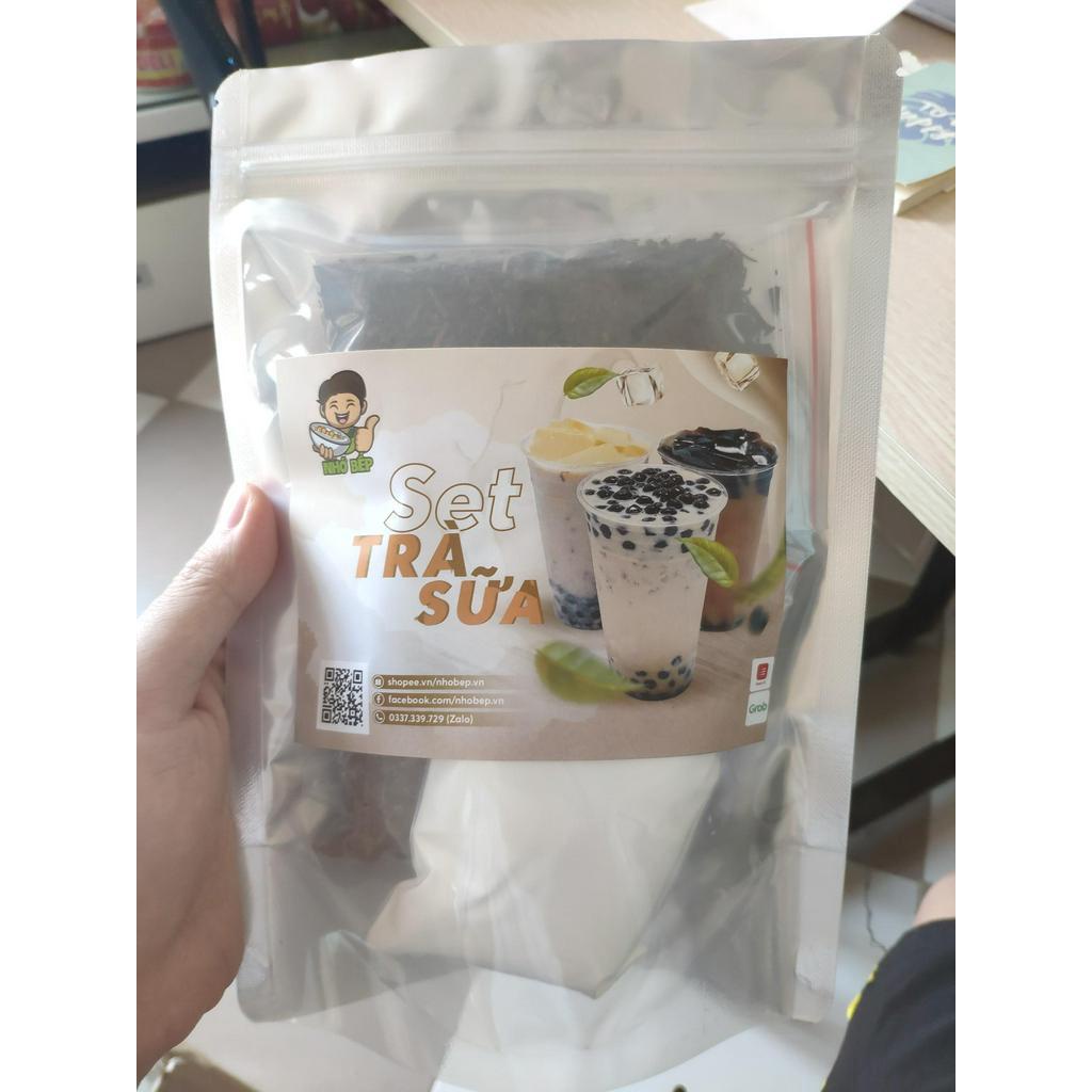 Set Sữa Tươi Trân Châu Đường Đen  Tặng Kèm Công Thức