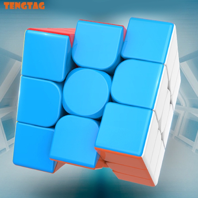 Khối Rubik Giải Đố 3*3*3 Tăng Cường Trí Tuệ Thú Vị Chất Lượng Cao