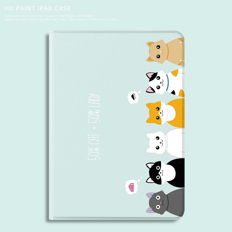 Bao Da Máy Tính Bảng Họa Tiết Hoạt Hình Cho iPad 9.7 Inch 9th gen / 8th / 7th 10.2 / air4 / air5 10.9 / pro11 / air3 / pro10.5 / mini6 / mini5 / mini4 / Ốp
