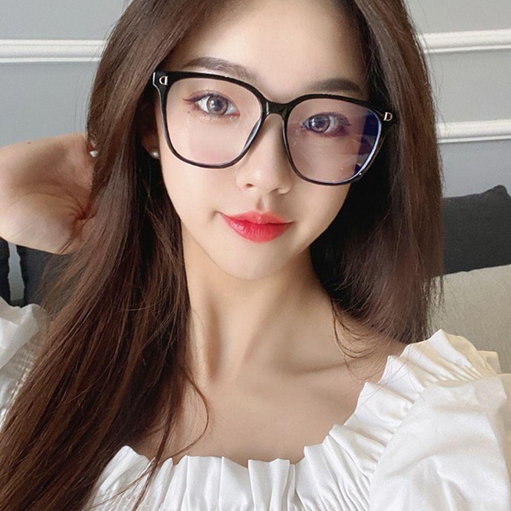 Mắt Kính Chống Ánh Sáng Xanh Tròng Vuông Thời Trang Cho Nam Và Nữ