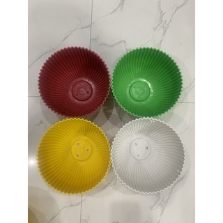 Chậu nhựa trồng cây hoa tròn sóng nhựa dày xịn, loại nhựa dẻo cao cấp đẹp KT 21X16cm