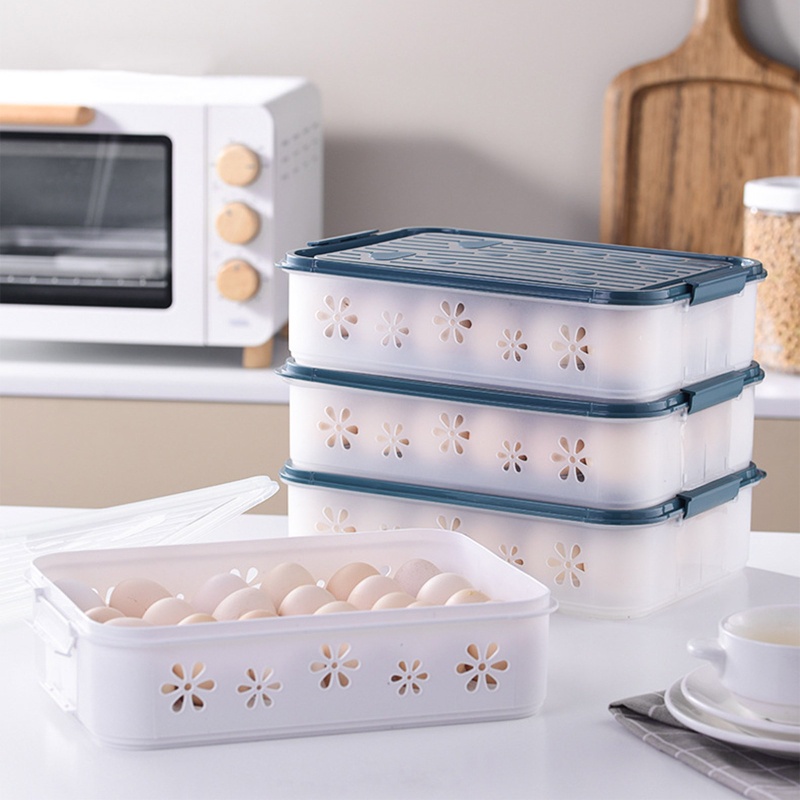 Hộp Đựng Trứng Hai Tầng Bằng Nhựa Siêu One / Hai Lớp