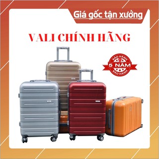 Vali Du Lịch - XƯỞNG VALI - Mã 808 Vali kéo nhựa bảo hành 5 năm chống va đập, chống trầy xước