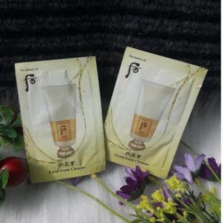 Sample Sữa rửa mặt Whoo vàng hoàng cung