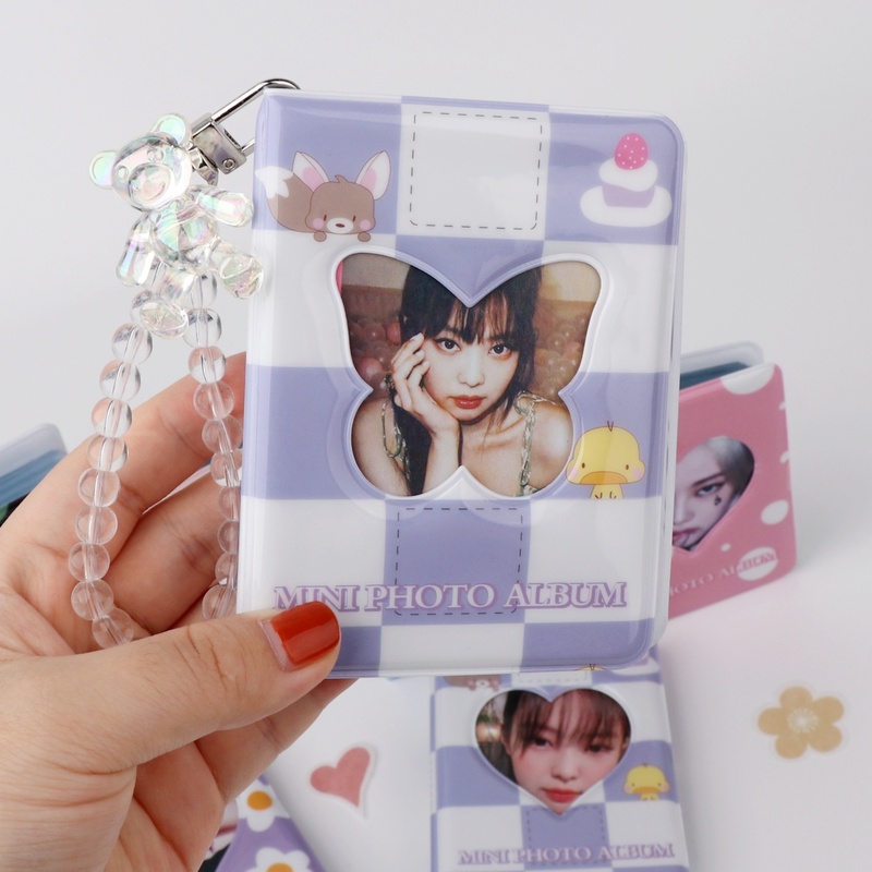 Album Ảnh 3 Inch Hình Trái Tim Giá Đỡ
