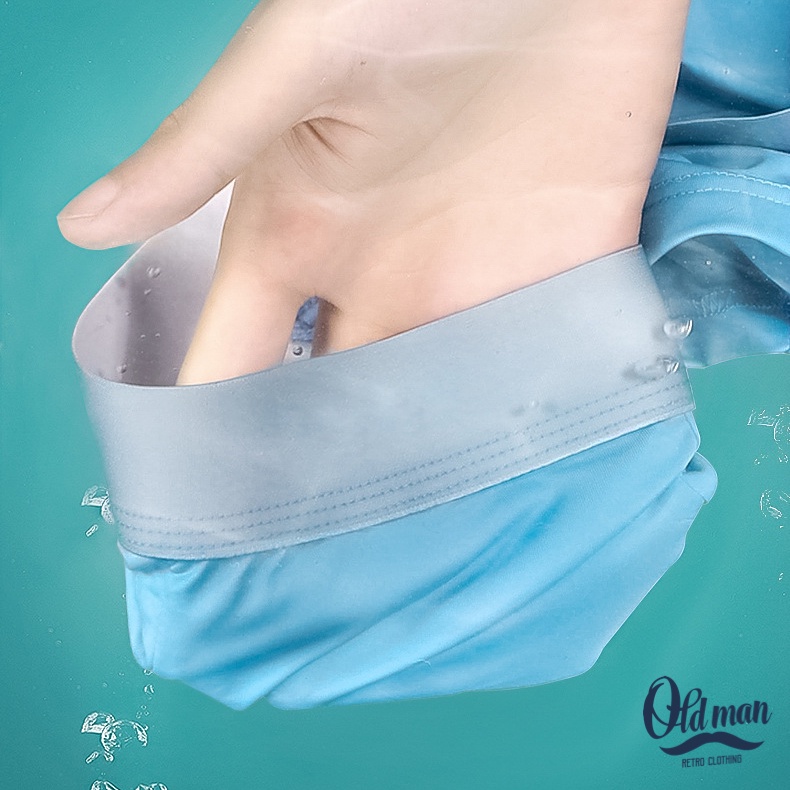Combo 4 Quần Boxer Lụa Mát Lạnh Nam, Quần Lót Nam Thông Hơi Thun Mát Lạnh, Sịp Nam Modal OLDMAN