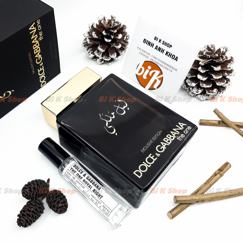 Bi K Shop - Nước hoa  D&G The One Royal Night For Men (Exclusive Edition) [Mẫu thử]