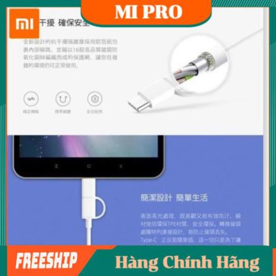 Cáp Sạc Xiaomi ZMI 2 Đầu Type-C / Micro USB AL511✅ Cáp Sạc 2 IN 1 ZMI AL511✅ Hàng Chính Hãng