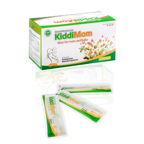 ✔️️️KiddiMom - Chất xơ cho mẹ và bé - hộp 20 gói