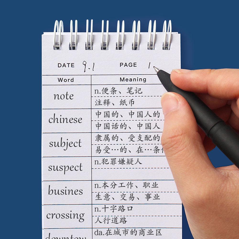 [COD] Sổ Ghi Nhớ Lập Trình Vocabulary Phong Cách Trung Hoa Kawaii Dễ Thương Di Động Dùng Để Học Tập