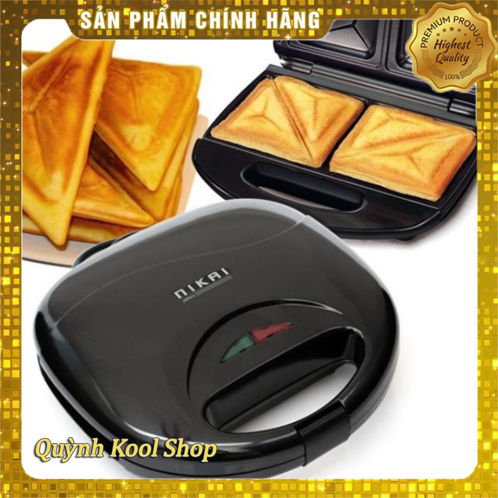 Máy Nướng Bánh Mini Nikai Tiện Dụng💗FREESHIP💗 Máy Làm Bánh Gia Đình Đa Năng