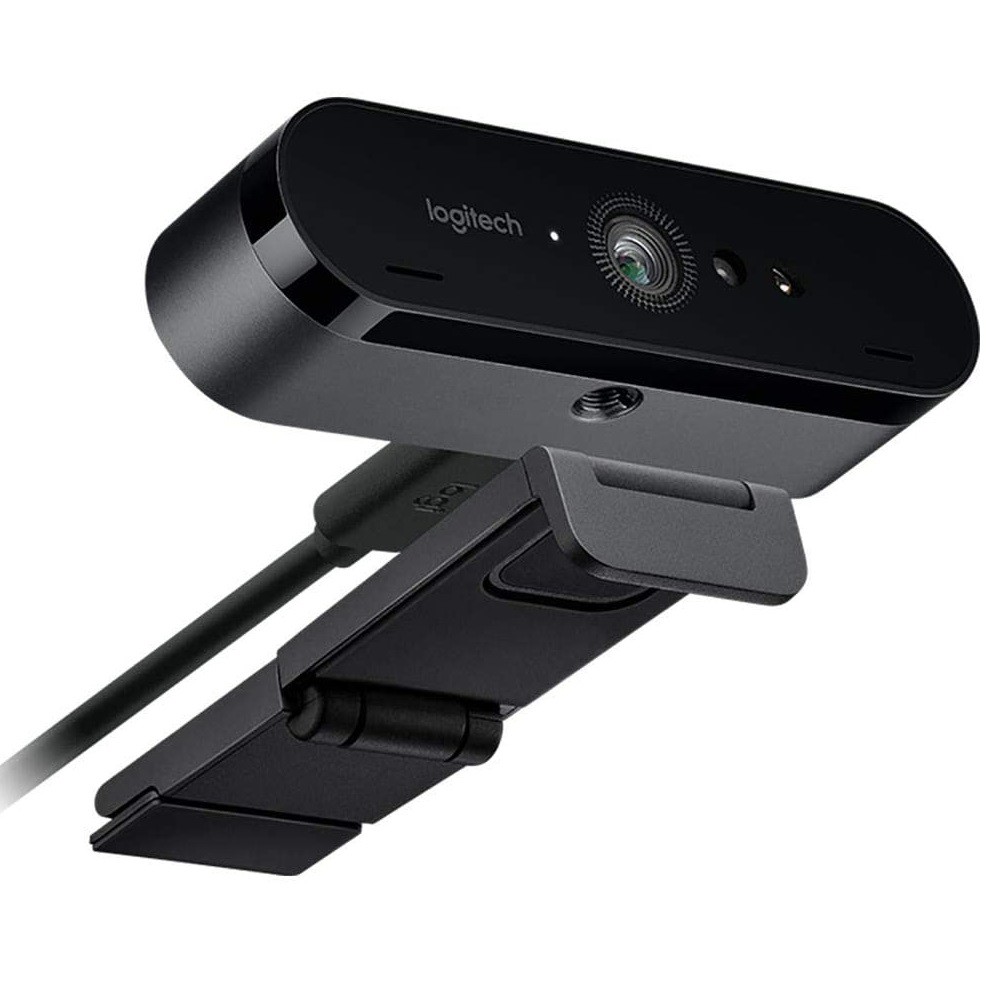 Webcam Logitech C1000e độ phân giải Ultra HD 4K cao cấp hỗ trợ Windows Hello - Webcam Logitech Brio 4K PRO