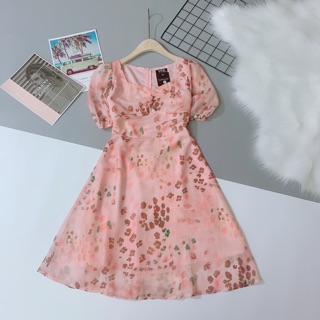 Váy hoa dúm ngực thiết kế