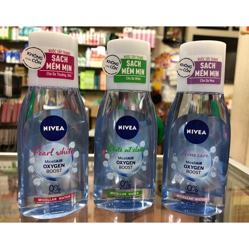 Nước Tẩy Trang Nivea Acne Care Make Up Clear Micellar Water (125ml)