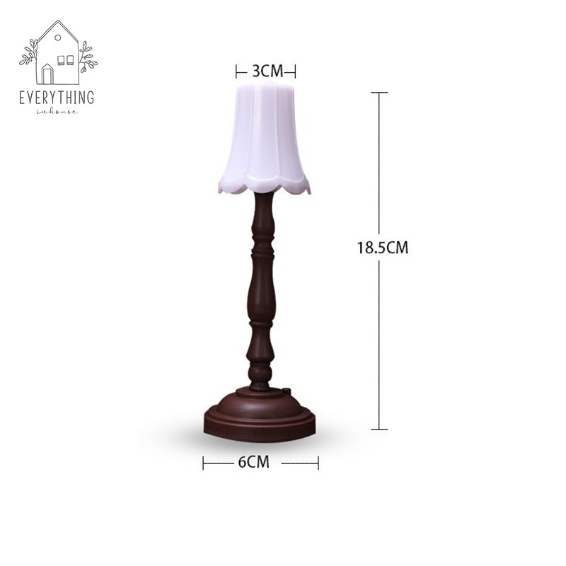 Đèn bàn mini, đèn ngủ đầu giường vintage phong cách Châu Âu trang trí phòng ngủ