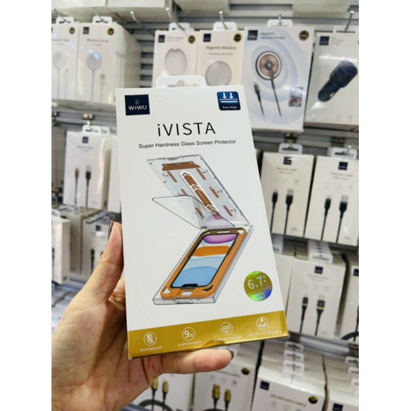 Kính cường lực tự dán WiWu cho iphone 14 pro max , 14 pro , 14 max , 14 , 12 , 12 pro ,12 pro max , 13,13 pro,13 pro max