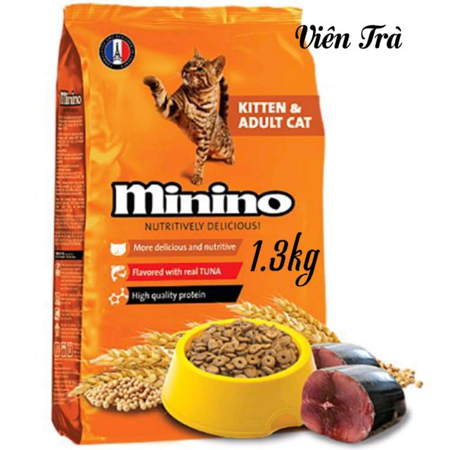 1.3kg - Minino cam - Thức ăn cho mèo mọi lứa tuổi