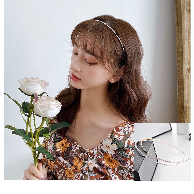 Bờm cài tóc/băng đô đính đá phong cách tiểu thư Hàn Quốc quà valentine