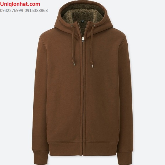 Áo nỉ lót lông cừu nam Uniqlo