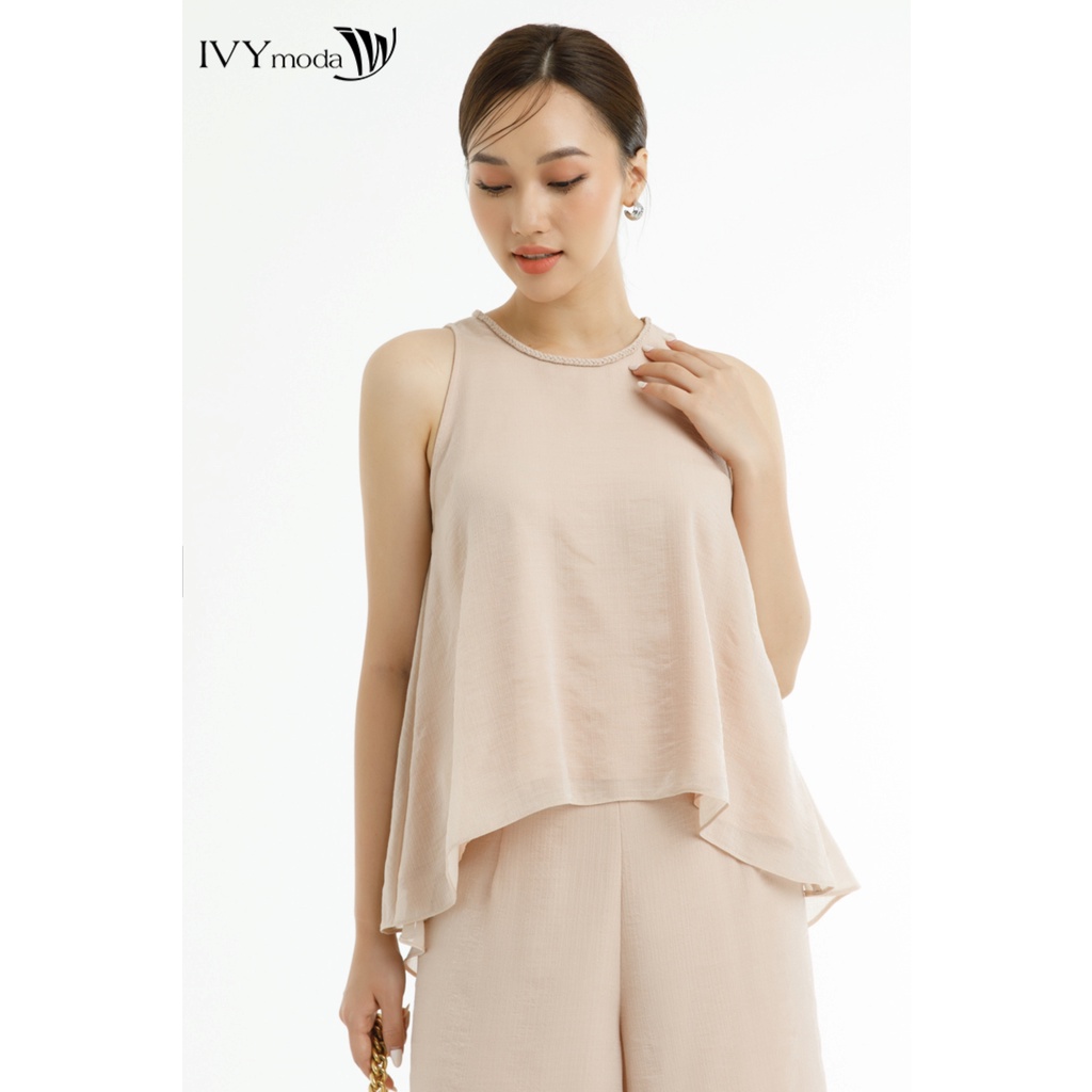 Bộ áo lụa 2 lớp và quần nữ IVY moda MS 15T0195