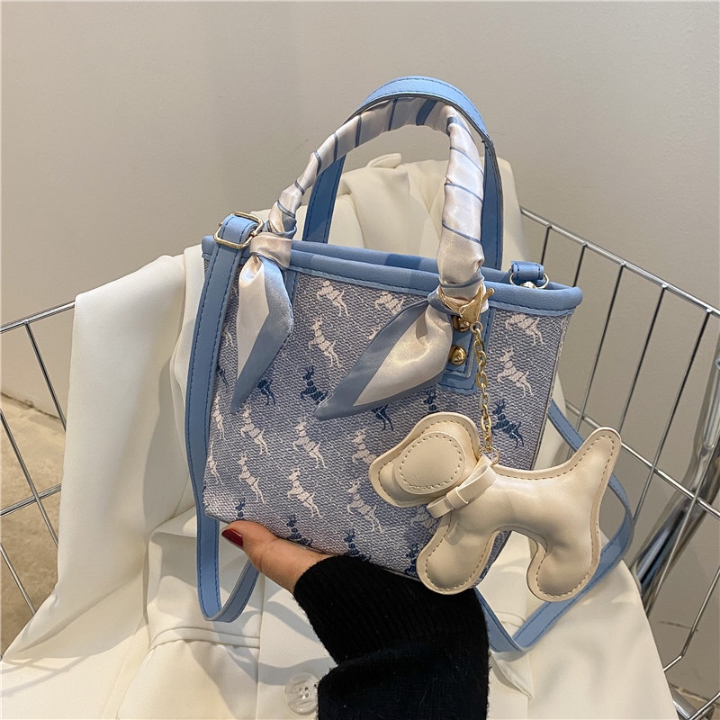 Túi Xách Đeo Vai Vải Lụa Cỡ Nhỏ Phong Cách Phương Tây Thời Trang Mùa Hè Dành Cho Nữ 2022