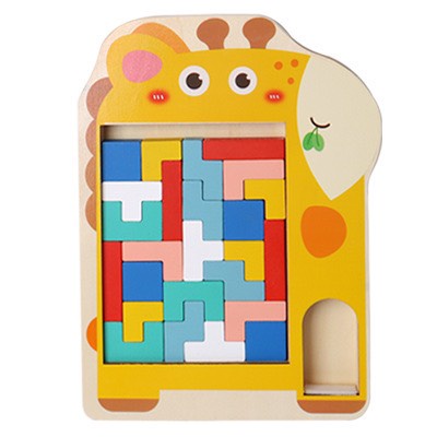 Đồ Chơi Xếp Hình Tetris Bằng Gỗ Giúp Phát Triển Tư Duy Cho Bé - MH: B0200